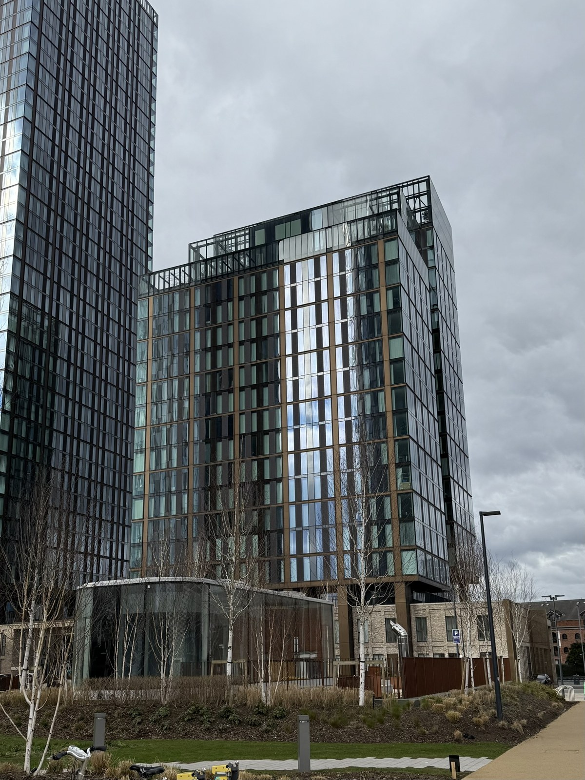Victoria Residence, the shorter Crown Street tower — March 2025